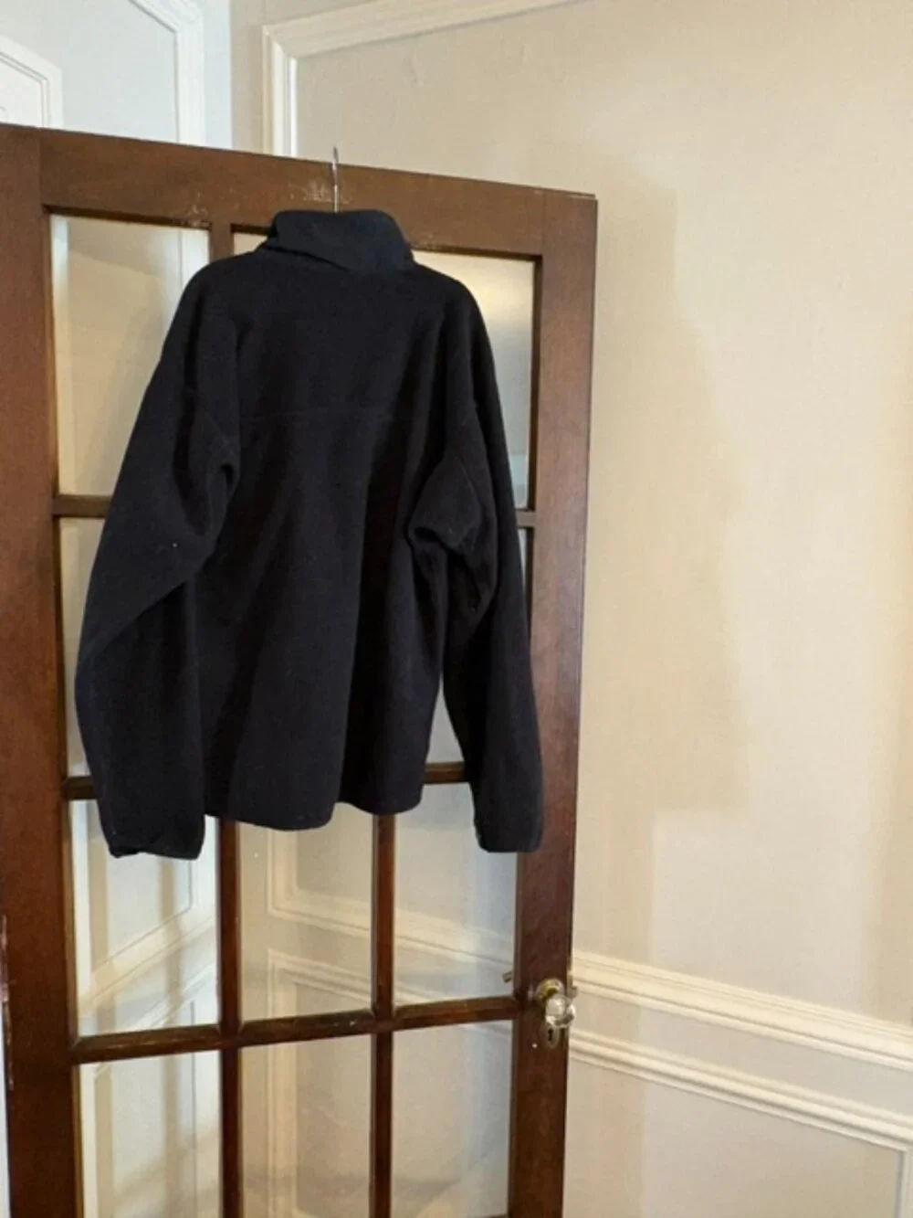 The North Face Black Zip-Up Fleece Jacket, Size Small
